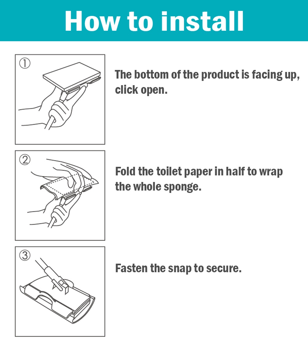 Japan YAMAZAKI Condor Satto Toilet Flooring Wiper-5